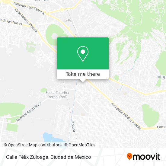 Calle Félix Zuloaga map