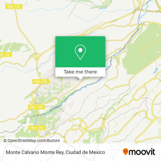 Mapa de Monte Calvario Monte Rey