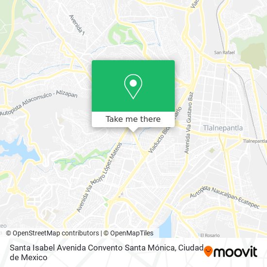 Santa Isabel Avenida Convento Santa Mónica map