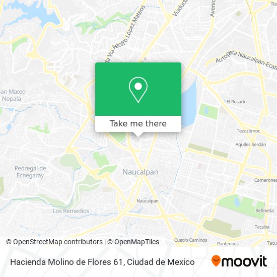 Hacienda Molino de Flores 61 map