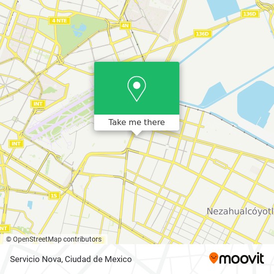 Servicio Nova map