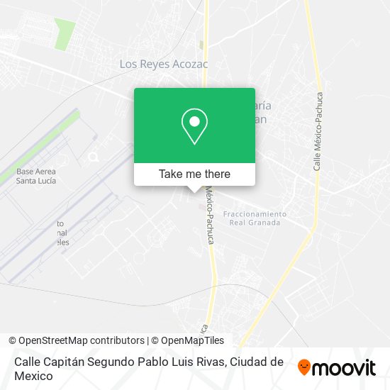Mapa de Calle Capitán Segundo Pablo Luis Rivas