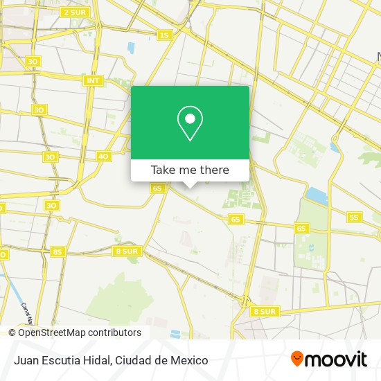 Juan Escutia Hidal map