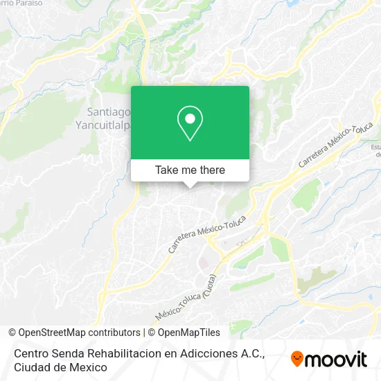 Centro Senda Rehabilitacion en Adicciones A.C. map