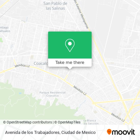 Avenida de los Trabajadores map