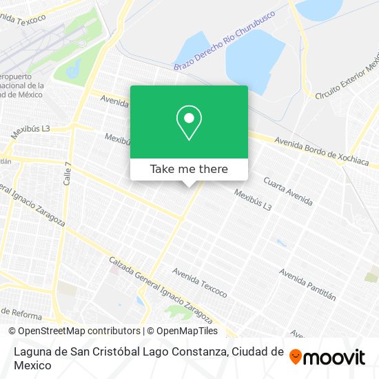 Mapa de Laguna de San Cristóbal Lago Constanza