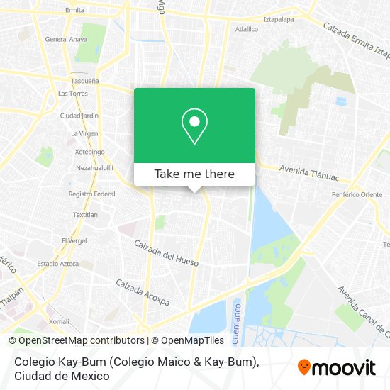 Colegio Kay-Bum map