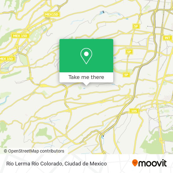 Río Lerma Río Colorado map