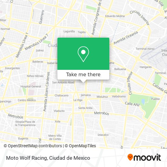Mapa de Moto Wolf Racing