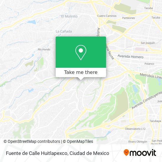 Fuente de Calle Huitlapexco map