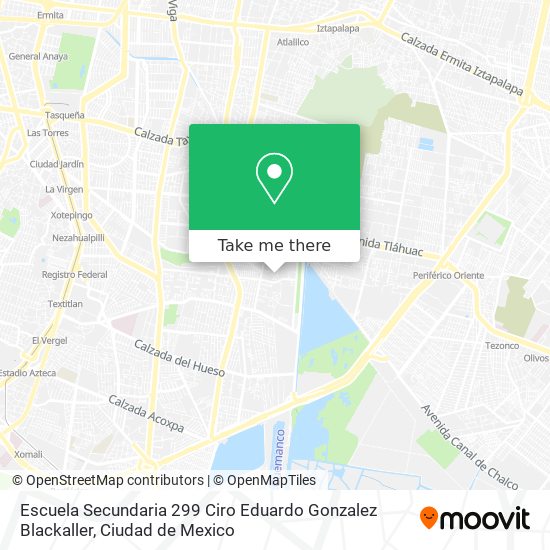 Mapa de Escuela Secundaria 299 Ciro Eduardo Gonzalez Blackaller