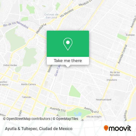 Mapa de Ayutla & Tultepec