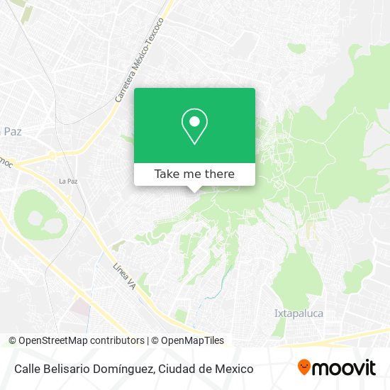 Calle Belisario Domínguez map
