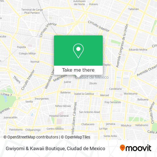 Mapa de Gwiyomi & Kawaii Boutique