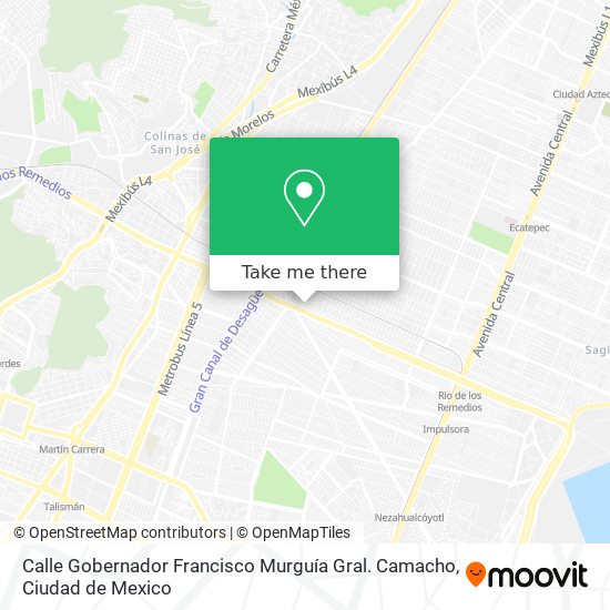 Calle Gobernador Francisco Murguía Gral. Camacho map