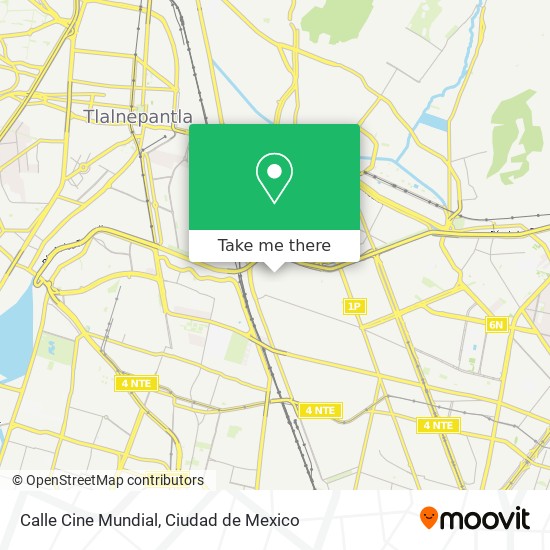 Calle Cine Mundial map