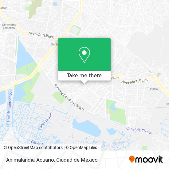 Animalandia-Acuario map