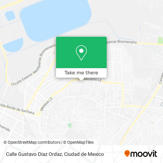 Calle Gustavo Díaz Ordaz map