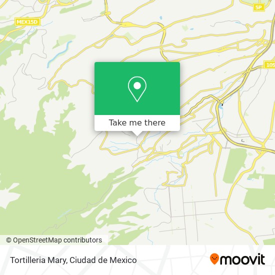 Tortilleria Mary map