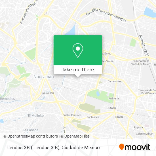 Mapa de Tiendas 3B (Tiendas 3 B)