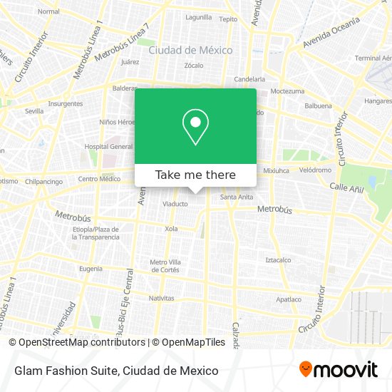 Glam Fashion Suite map