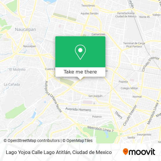 Lago Yojoa Calle Lago Atitlán map