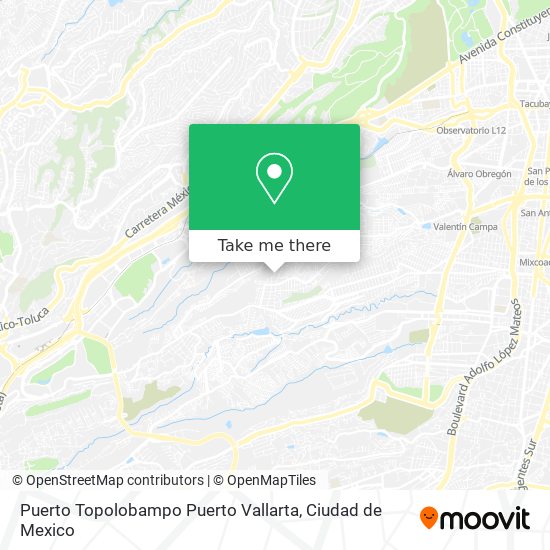 Puerto Topolobampo Puerto Vallarta map