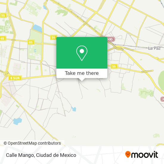 Mapa de Calle Mango