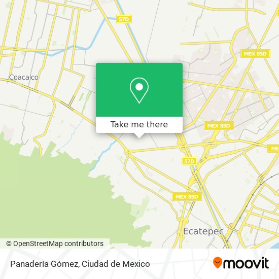 Panadería Gómez map