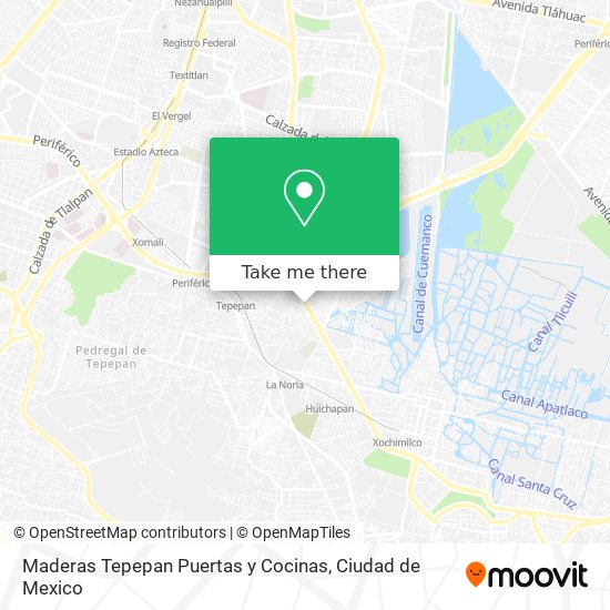 Maderas Tepepan Puertas y Cocinas map