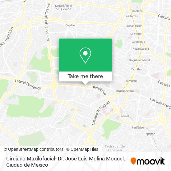 Cirujano Maxilofacial- Dr. José Luis Molina Moguel map