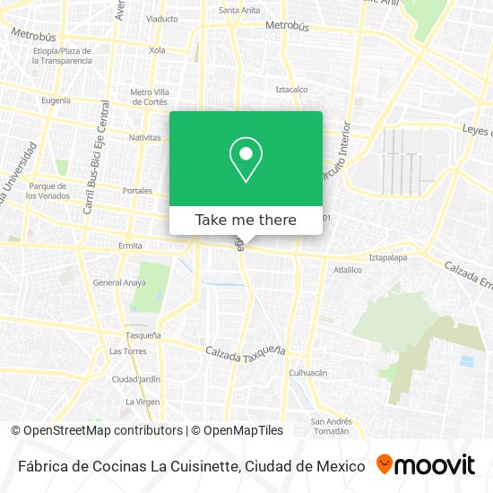 Fábrica de Cocinas La Cuisinette map