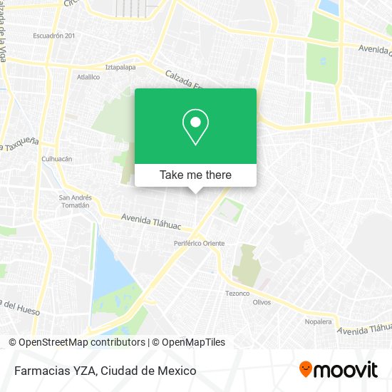 Farmacias YZA map