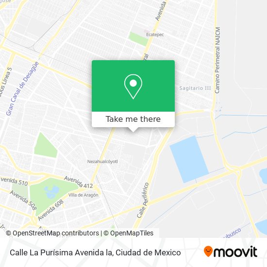 Mapa de Calle La Purísima Avenida la