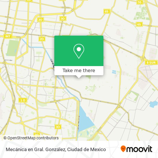 Mecánica en Gral. González map