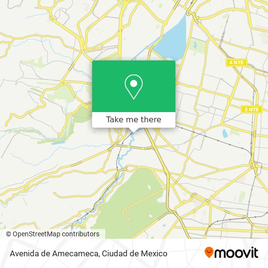 Avenida de Amecameca map