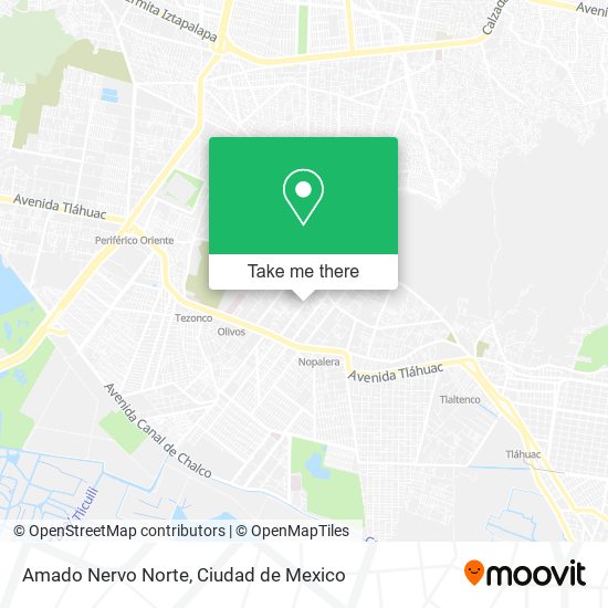 Amado Nervo Norte map