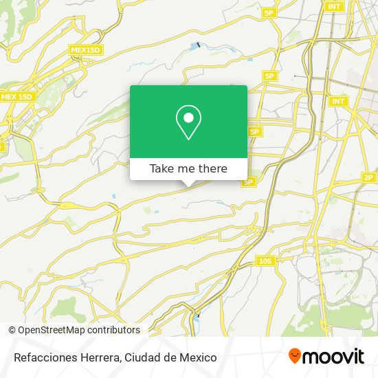 Refacciones Herrera map