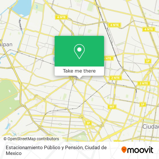 Estacionamiento Público y Pensión map