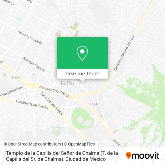 Templo de la Capilla del Señor de Chalma (T. de la Capilla del Sr. de Chalma) map