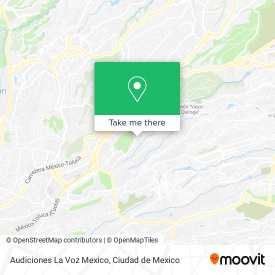 Audiciones La Voz Mexico map