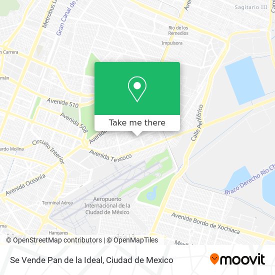 Se Vende Pan de la Ideal map