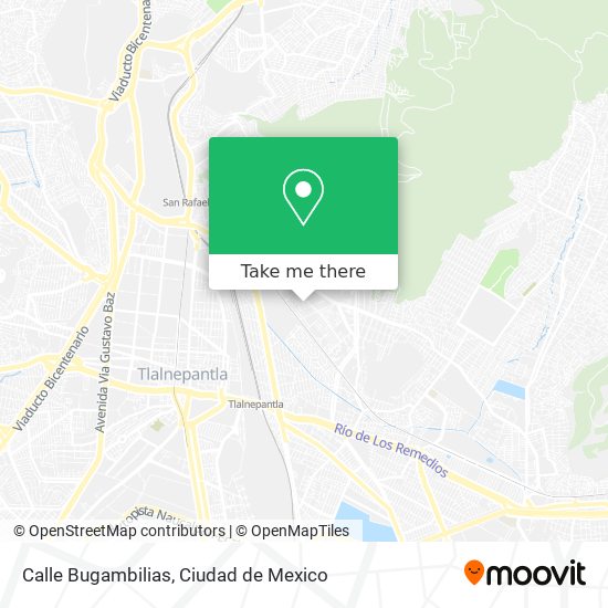Mapa de Calle Bugambilias