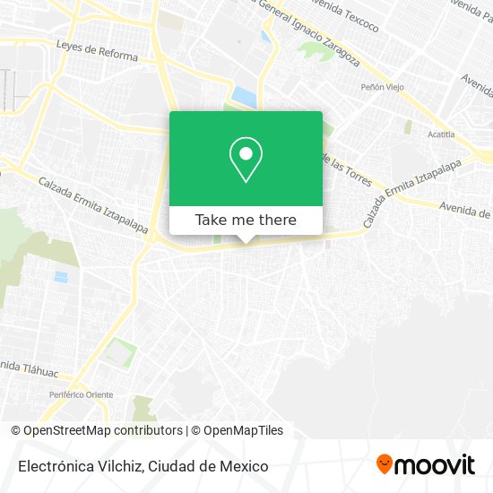 Electrónica Vilchiz map