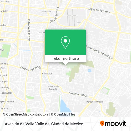 Avenida de Valle Valle de map
