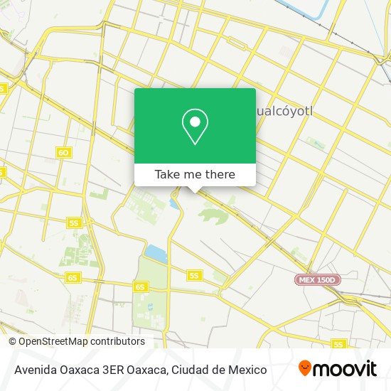 Avenida Oaxaca 3ER Oaxaca map