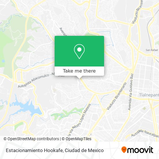 Estacionamiento Hookafe map