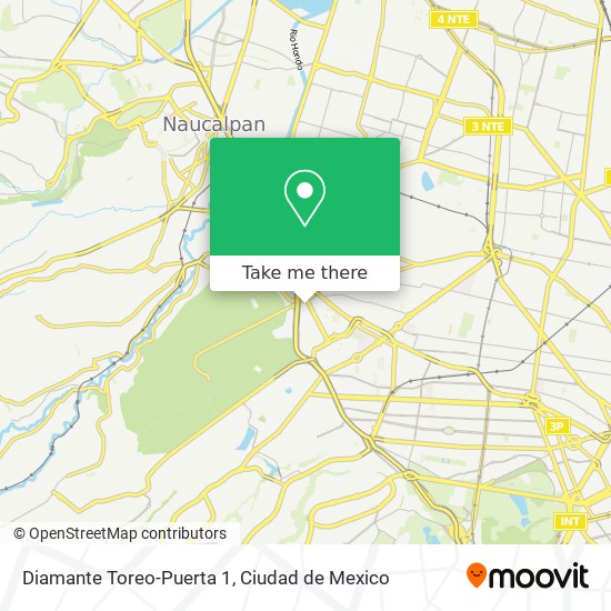 Diamante Toreo-Puerta 1 map