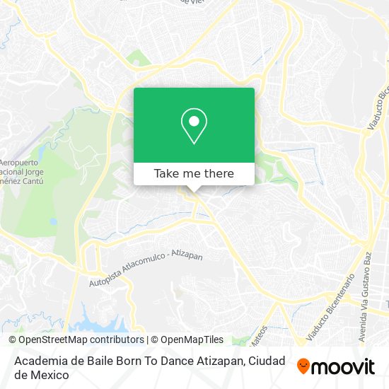 Academia de Baile Born To Dance Atizapan map