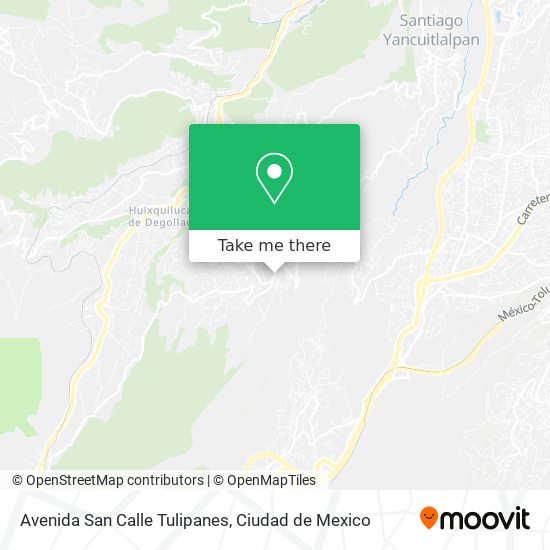 Mapa de Avenida San Calle Tulipanes